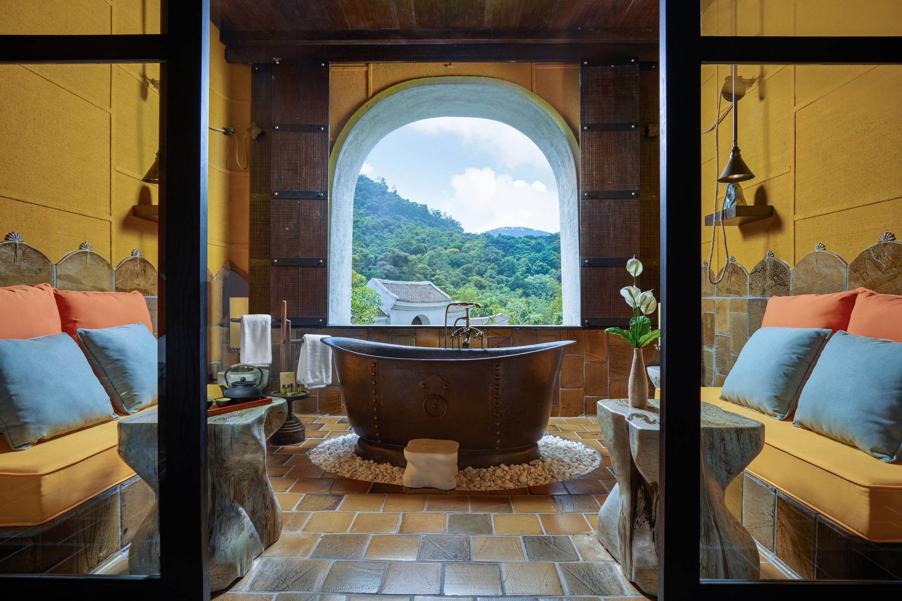 Into an Ancient Palace inspired by Tran Dynasty 13th century